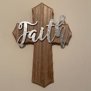 Wooden Cross Wall Decor